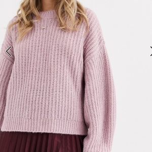 Recycled Yarn Balloon Sleeve Knit
